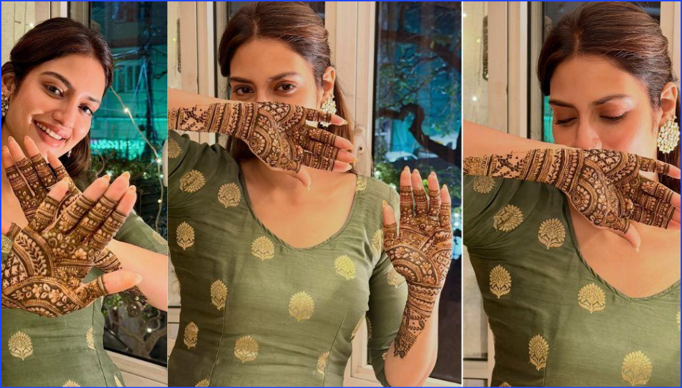 চাঁদ রাতে মেহেন্দির রঙে রাঙালেন নুসরত, সোশ্যাল মিডিয়ায় ভাগ করে নিলেন খুশির মুহূর্ত