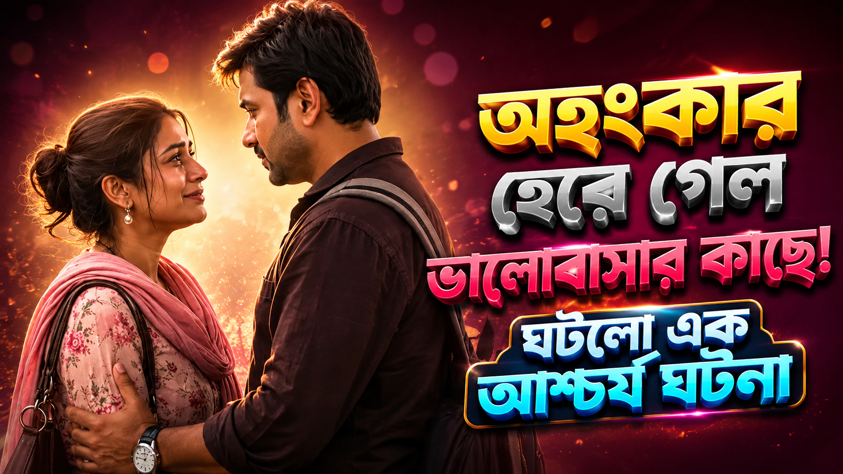 অহংকার হেরে গেল ভালোবাসার কাছে! ২ বছর পর মুখোমুখি হতেই ঘটলো এক আশ্চর্য ঘটনা