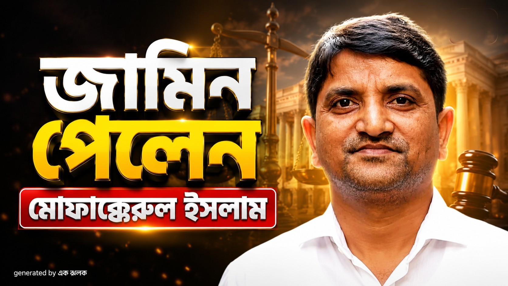 বিচারকদের আটকে রাখার ঘটনায় অবশেষে জামিন মোফাক্কেরুল ইসলামের! জেল থেকে মুক্তির কাউন্টডাউন শুরু