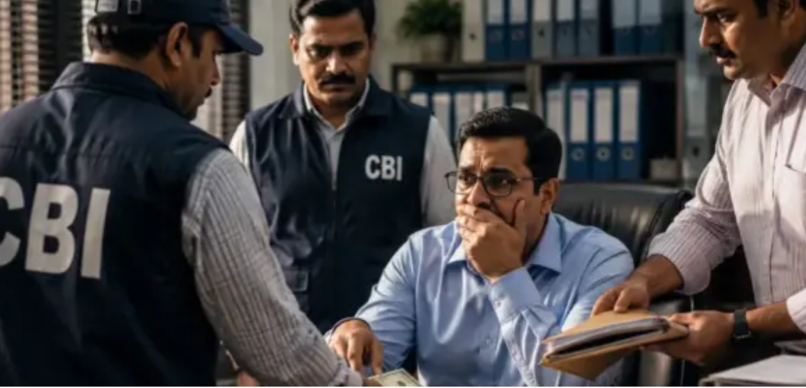 ঘুষের ১০ লাখ নিচ্ছিলেন স্ত্রীর হাত দিয়ে! ফাইল ছাড়তে গিয়ে CBI-এর ফাঁদে কেন্দ্রীয় মন্ত্রকের দাপুটে অফিসার