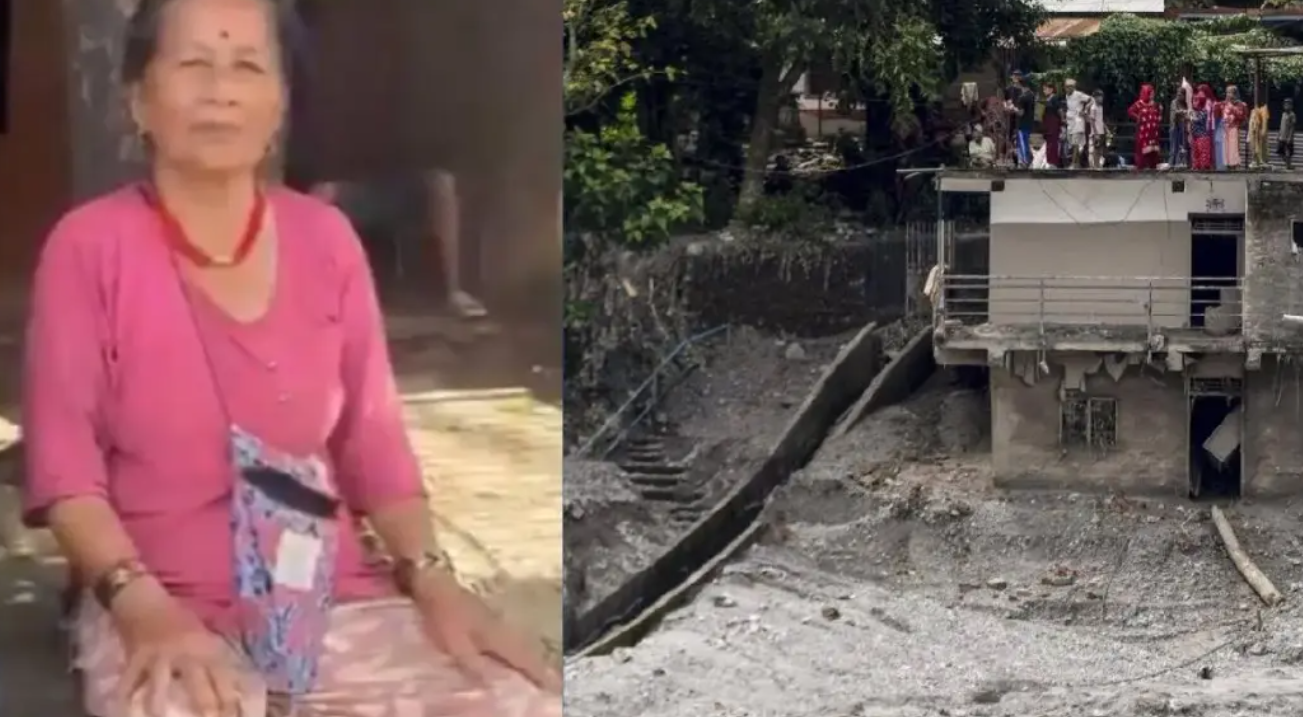 বানের সর্বগ্রাসী রূপ! শয্যাশায়ী স্বামীকে আঁকড়ে ধরে শেষ মুহূর্ত পর্যন্ত মৃত্যুর মুখোমুখি একনিষ্ঠ স্ত্রী!